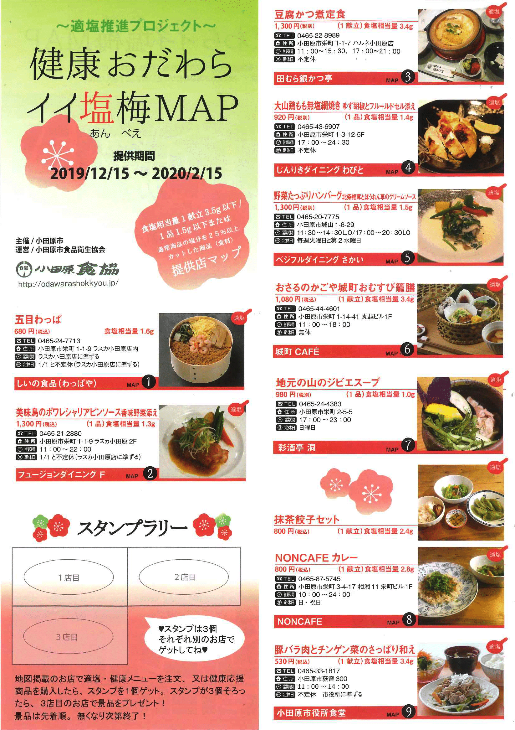 健康おだわらイイ塩梅MAP